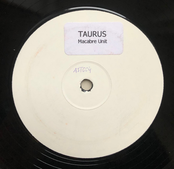 Taurus by Macabre Unit - 12", W/Lbl, Sti, UK. 2003. Electronic/Grime Very Good (VG) Near Mint (NM or M-) vinyl Nottingham.