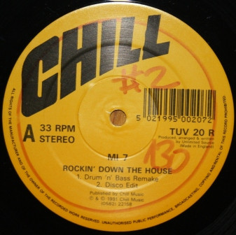 Rockin' Down The House by MI 7 - 12", UK. 1991. Electronic/Breakbeat, House, Hardcore Very Good Plus (VG+) Very Good Plus (VG+) - vinyl For Sale in Nottingham. - 2