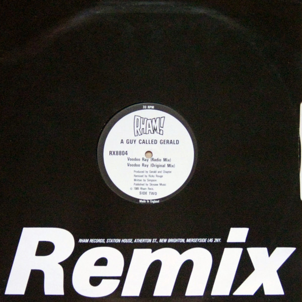 Voodoo Ray (Remix) by A Guy Called Gerald - 12", Single, UK. 1989. Electronic/Acid House Very Good (VG) Generic - vinyl For Sale in Nottingham. - 3