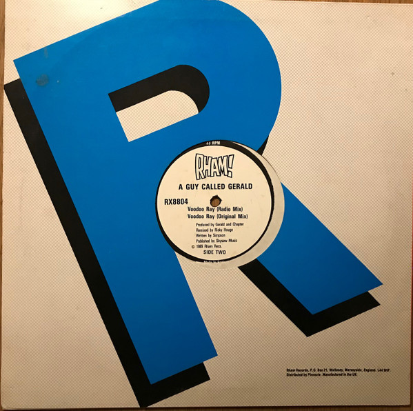 Voodoo Ray (Remix) by A Guy Called Gerald - 12", Single, UK. 1989. Electronic/Acid House Very Good (VG) Generic - vinyl For Sale in Nottingham. - 6