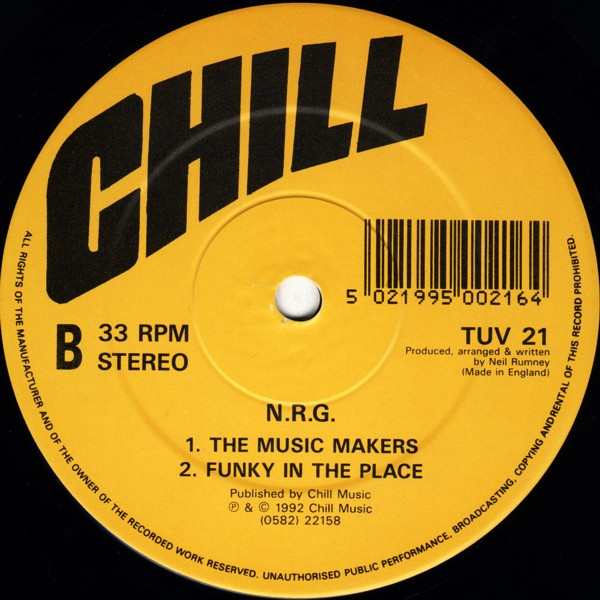 He Never Lost His Hardcore by N.R.G. - 12", EP, UK. 1992. Electronic/Breakbeat, Hardcore, Techno Very Good Plus (VG+) Generic - vinyl For Sale in Nottingham. - 2