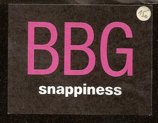 Snappiness by BBG - 12", UK. 1990. Electronic/House, Ambient, Balearic Very Good Plus (VG+) Generic - vinyl For Sale in Nottingham. - 5