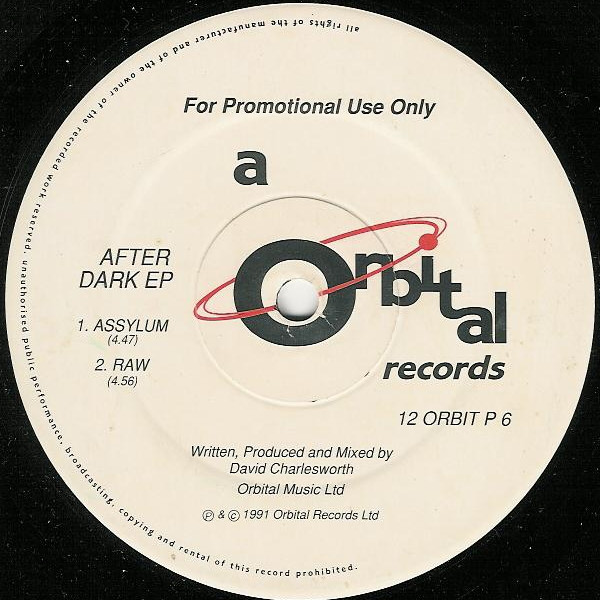 After Dark EP by After Dark - 12", EP, Promo, UK. 1991. Electronic/Hardcore, Techno Very Good (VG) Generic vinyl Nottingham.