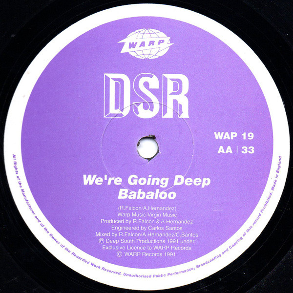 Miami by DSR - 12", UK. 1992. Electronic/House, Techno, Deep House Very Good Plus (VG+) Very Good (VG) - vinyl For Sale in Nottingham. - 3