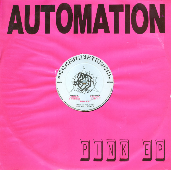 Pink E.P. by Automation - 12", EP, UK. 1992. Electronic/Breakbeat, Hardcore, Techno Very Good Plus (VG+) Very Good Plus (VG+) vinyl Nottingham.
