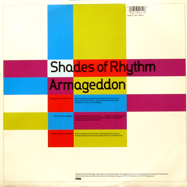 The Sound Of Eden (Every Time I See Her) by Shades Of Rhythm - 12", UK. 1991. Electronic/Hardcore, Techno, House Very Good Plus (VG+) Very Good Plus (VG+) - vinyl For Sale in Nottingham. - 2