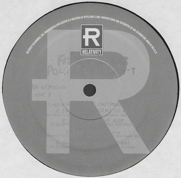Politics & Bullsh*t (Clean Version) by Frankie Cutlass - LP, Album, Promo, US. 1997. Hip Hop/ Near Mint (NM or M-) Near Mint (NM or M-) - vinyl For Sale in Nottingham. - 4