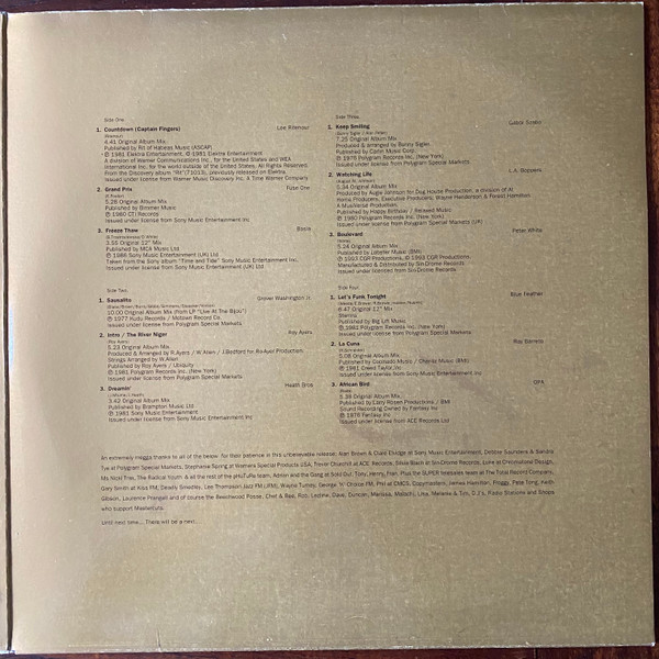 Classic Jazz-Funk Mastercuts Volume 5