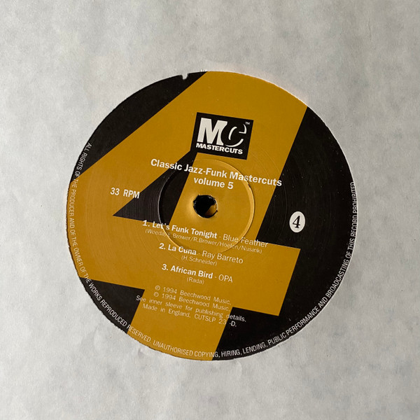 Classic Jazz-Funk Mastercuts Volume 5