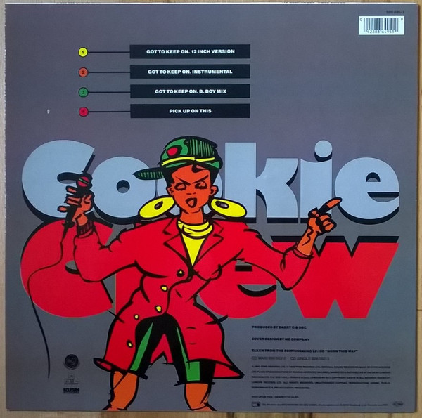 Got To Keep On by Cookie Crew* - 12", Maxi, Europe. 1989. Electronic, Hip Hop/House, Electro Near Mint (NM or M-) Very Good Plus (VG+) - vinyl For Sale in Nottingham. - 2
