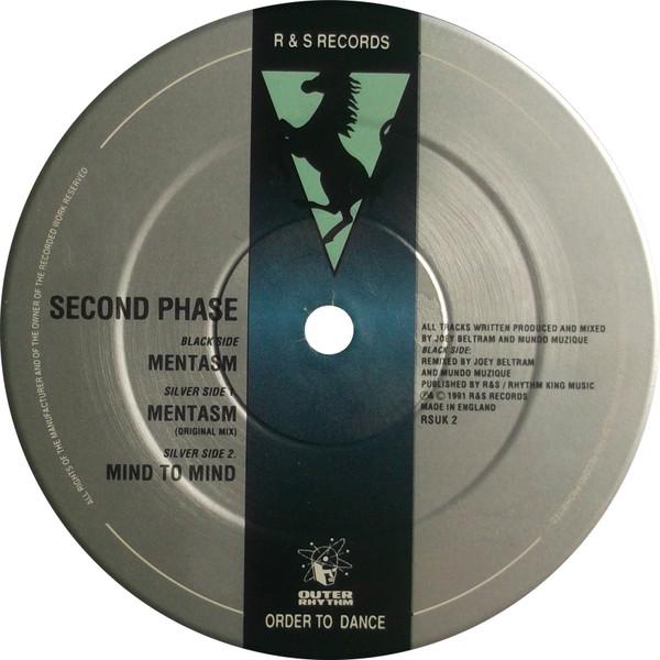 Mentasm by Second Phase - 12", UK. 1991. Electronic/Techno Very Good (VG) Very Good (VG) - vinyl For Sale in Nottingham. - 3
