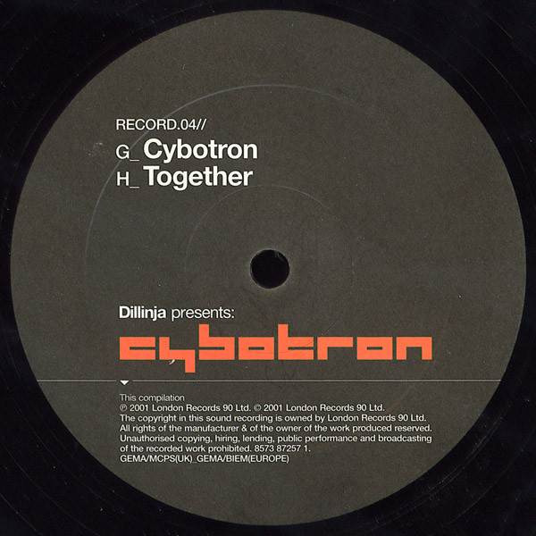Cybotron by Dillinja - 5x12", Album, UK. 2001. Electronic/Drum n Bass Near Mint (NM or M-) Near Mint (NM or M-) - vinyl For Sale in Nottingham. - 10