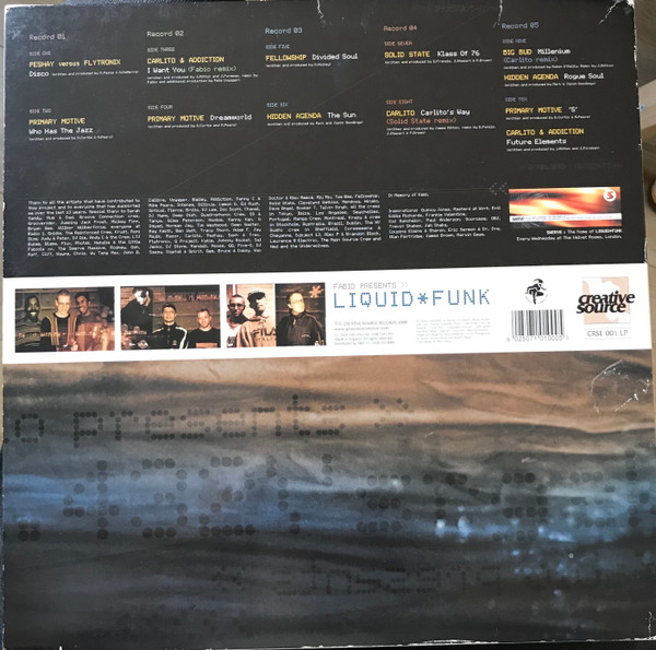 Liquid Funk by Fabio - 5x12", Comp, UK. 2000. Electronic/Drum n Bass Very Good Plus (VG+) Very Good Plus (VG+) - vinyl For Sale in Nottingham. - 2