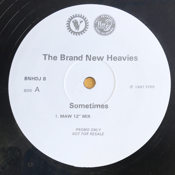 Sometimes (The MAW Remixes) by The Brand New Heavies - 2x12", Promo, UK. 1997. Electronic/House Near Mint (NM or M-) Very Good Plus (VG+) - vinyl For Sale in Nottingham. - 2
