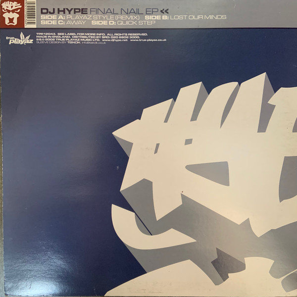 Final Nail EP by DJ Hype - 2x12", EP, UK. 2002. Electronic/Drum n Bass Near Mint (NM or M-) Very Good Plus (VG+) - vinyl For Sale in Nottingham. - 2