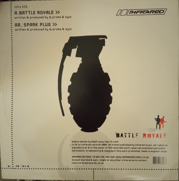 Battle Royale / Spark Plug by DJ Probe & Sylo - 12", UK. 2004. Electronic/Drum n Bass Very Good (VG) Generic - vinyl For Sale in Nottingham. - 2