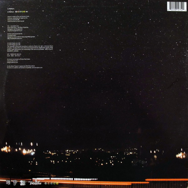 People 4 by Zinc* - 12", UK. 2003. Electronic/Breakbeat Near Mint (NM or M-) Near Mint (NM or M-) - vinyl For Sale in Nottingham. - 2