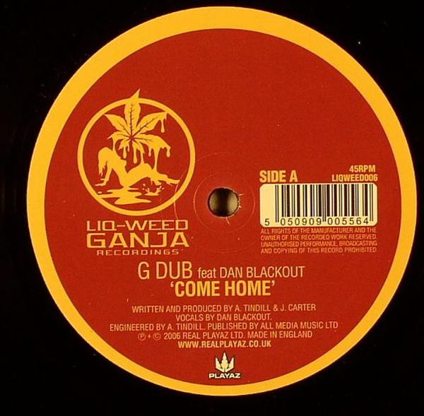 Come Home / Magic Word by G Dub* - 12", UK. 2006. Electronic/Drum n Bass Very Good (VG) Very Good (VG) vinyl Nottingham.