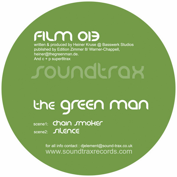 Chain Smoker / Silence by The Green Man - 12", UK. 2006. Electronic/Drum n Bass Near Mint (NM or M-) Very Good Plus (VG+) vinyl Nottingham.