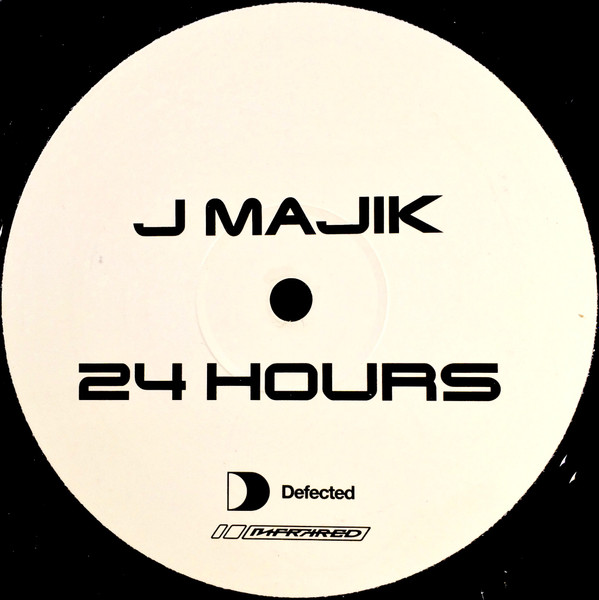 24 Hours by J Majik - 12", S/Sided, UK. 2002. Electronic/Drum n Bass Very Good (VG) Generic vinyl Nottingham.