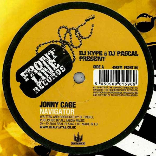 Navigator / Psychosis by Jonny Cage - 12", UK. 2011. Electronic/Drum n Bass Very Good Plus (VG+) Very Good Plus (VG+) vinyl Nottingham.