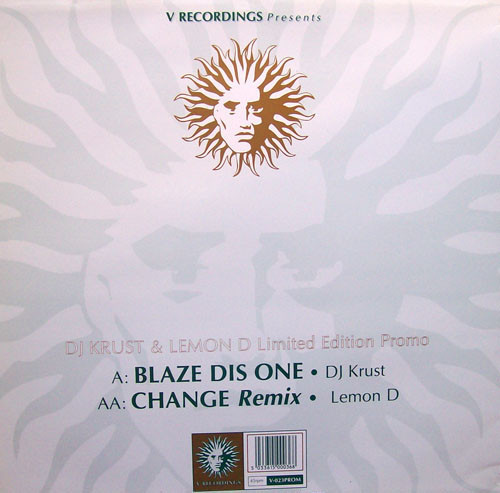 Blaze Dis One / Change (Remix) by DJ Krust* / Lemon D - 12", Ltd, Promo, UK. 1997. Electronic/Drum n Bass Very Good Plus (VG+) Generic - vinyl For Sale in Nottingham. - 2