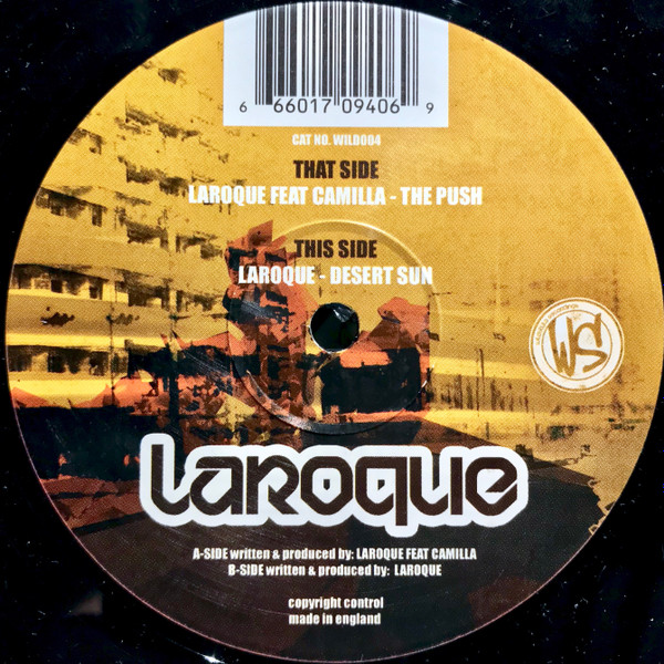 The Push / Desert Sun by Laroque - 12", UK. 2004. Electronic/Drum n Bass Very Good (VG) Good Plus (G+) - vinyl For Sale in Nottingham. - 3