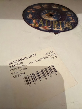 Taurus by Macabre Unit - 12", UK. 2003. Electronic/Grime Very Good (VG) Near Mint (NM or M-) - vinyl For Sale in Nottingham. - 2