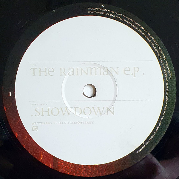 The Rainman E.P. by Mampi Swift & Blame - 2x12", EP, UK. 2004. Electronic/Drum n Bass Good Plus (G+) Good Plus (G+) - vinyl For Sale in Nottingham. - 4