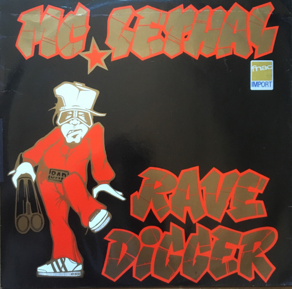 The Rave Digger by MC Lethal - 12", UK. 1992. Electronic/Breakbeat, Hardcore Very Good Plus (VG+) Generic vinyl Nottingham.