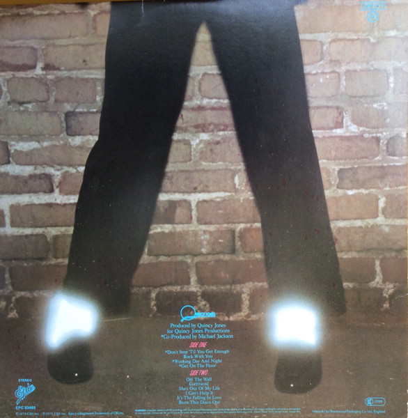 Off The Wall by Michael Jackson - LP, Album, Gat, UK. 1979. Jazz, Funk / Soul, Pop/Rhythm & Blues, Soul, Disco, Ballad Very Good (VG) Very Good (VG) - vinyl For Sale in Nottingham. - 2