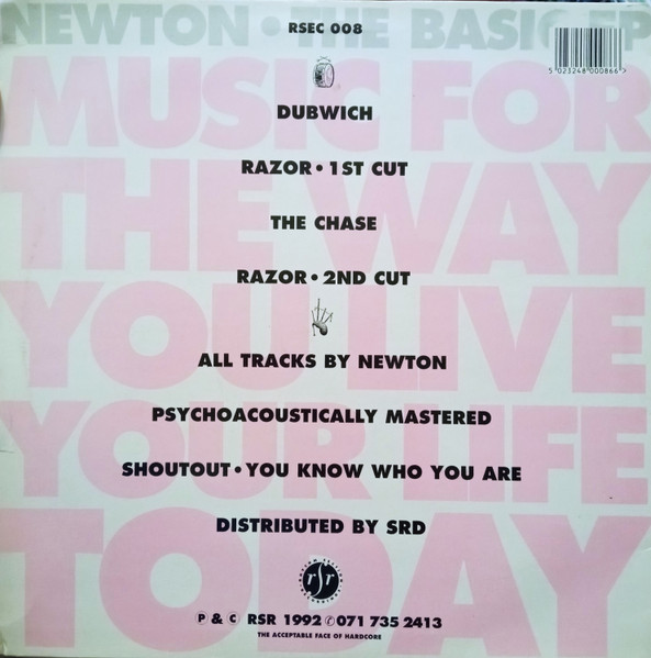The Basic EP by Newton - 12", EP, UK. 1992. Electronic/Breakbeat, Hardcore Very Good (VG) Very Good (VG) - vinyl For Sale in Nottingham. - 2