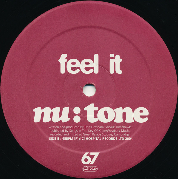 Breathless / Feel It by Nu:Tone - 12", UK. 2004. Electronic/Drum n Bass Near Mint (NM or M-) Very Good Plus (VG+) - vinyl For Sale in Nottingham. - 3