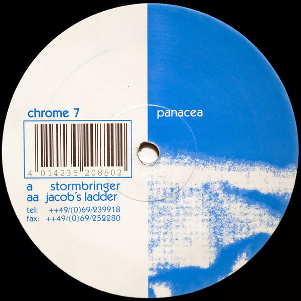 Stormbringer / Jacob's Ladder by Panacea - 12", Germany. 1997. Electronic/Drum n Bass Very Good (VG) Very Good (VG) vinyl Nottingham.