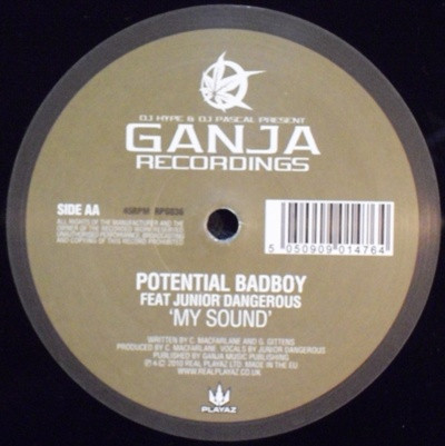 Fast Cars / My Sound by Potential Badboy* - 12", UK. 2010. Electronic/Drum n Bass Very Good Plus (VG+) Generic - vinyl For Sale in Nottingham. - 2