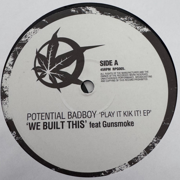 Play It Kik It EP by Potential Bad Boy - 2x12", EP, Promo, UK. 2004. Electronic/Drum n Bass Very Good Plus (VG+) Generic vinyl Nottingham.
