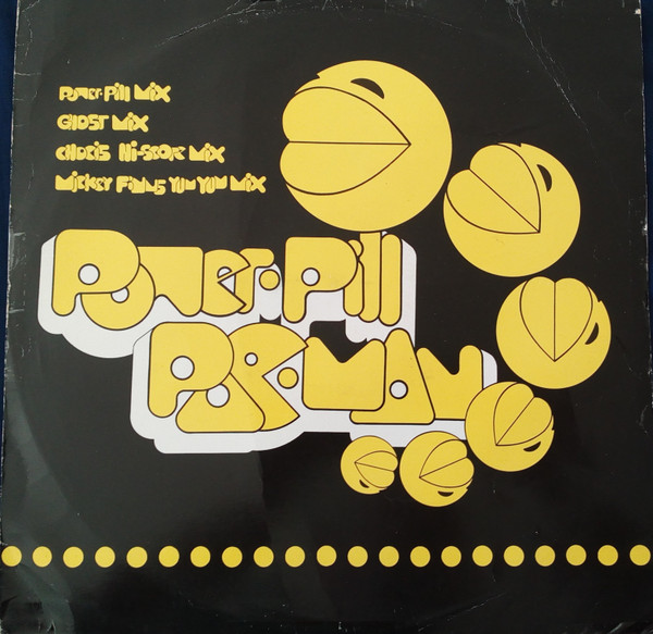 Pac-Man by Power-Pill - 12", Single, Europe. 1992. Electronic/Breakbeat, Hardcore, Techno Very Good (VG) Generic vinyl Nottingham.
