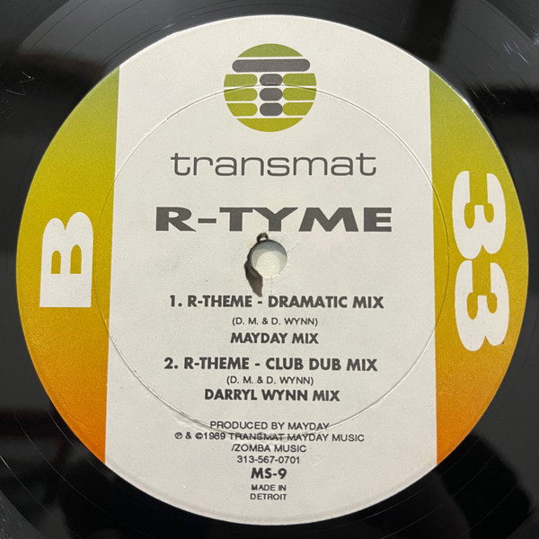 Illusion / R-Theme by R-Tyme - 12", US. 1989. Electronic/Techno Very Good Plus (VG+) Generic - vinyl For Sale in Nottingham. - 2