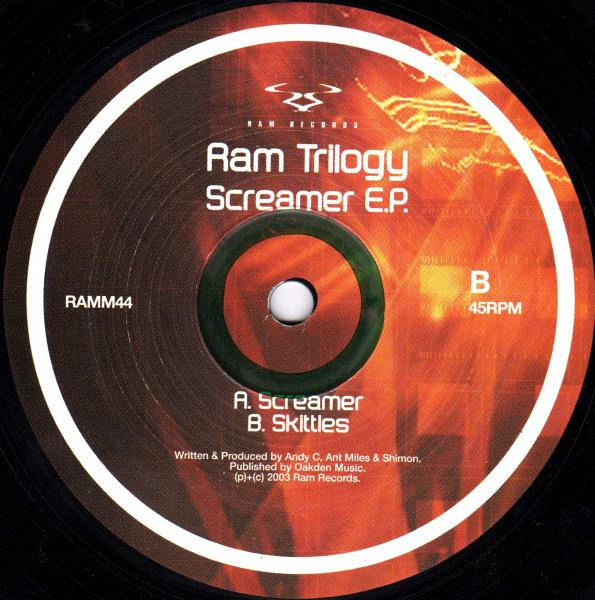 Screamer E.P. by Ram Trilogy - 2x12", EP, UK. 2003. Electronic/Drum n Bass Good Plus (G+) Good Plus (G+) - vinyl For Sale in Nottingham. - 3