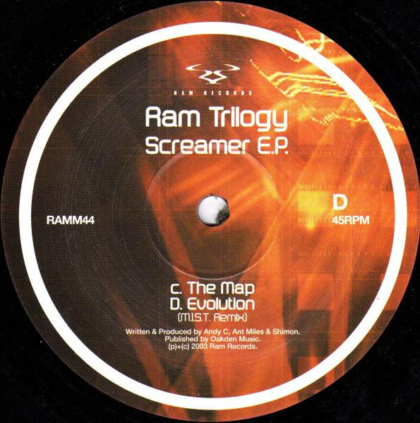 Screamer E.P. by Ram Trilogy - 2x12", EP, UK. 2003. Electronic/Drum n Bass Good Plus (G+) Good Plus (G+) - vinyl For Sale in Nottingham. - 5