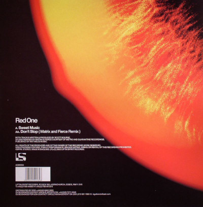 Sweet Music / Don't Stop (Matrix & Fierce Remix) by Red One - 12", UK. 2003. Electronic/Drum n Bass Very Good Plus (VG+) Very Good Plus (VG+) - vinyl For Sale in Nottingham. - 2