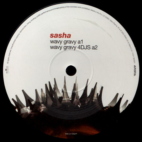 Wavy Gravy by Sasha - 12", UK & Europe. 2002. Electronic/Trance, Breaks, Ambient Very Good (VG) Generic - vinyl For Sale in Nottingham. - 2