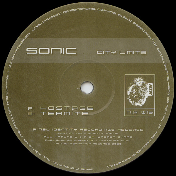 City Limits by Sonic - 2x12", EP, UK. 2000. Electronic/Drum n Bass Mint (M) Near Mint (NM or M-) - vinyl For Sale in Nottingham. - 3