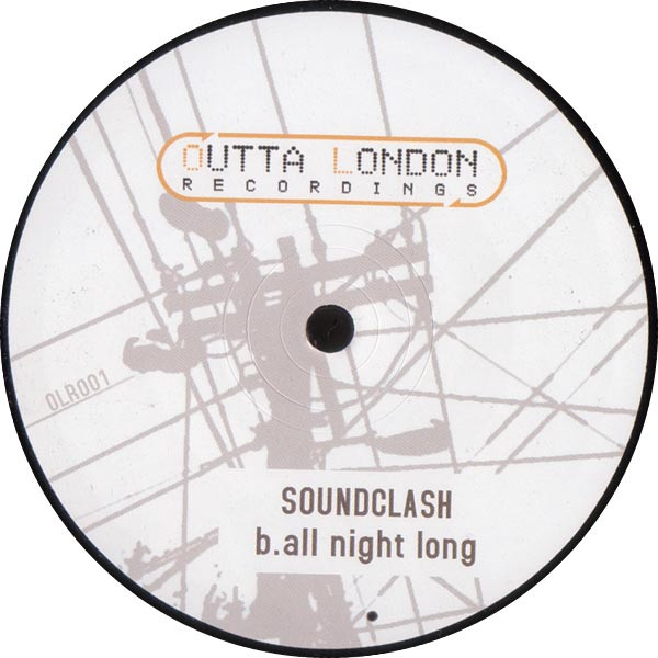 Majik Rhodes / All Night Long by Soundclash (3) - 12", UK. 2006. Electronic/Drum n Bass Good Plus (G+) Generic - vinyl For Sale in Nottingham. - 2