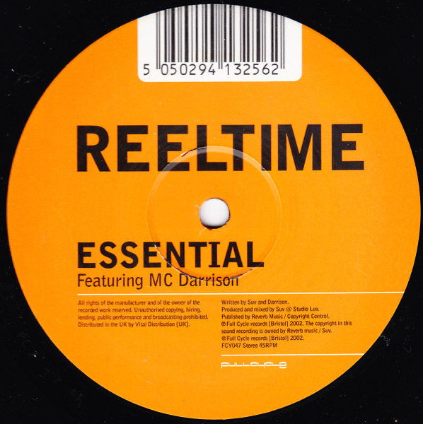 Hey Hey / Essential by Suv / Reeltime* - 12", UK. 2002. Electronic/Drum n Bass Very Good (VG) Generic - vinyl For Sale in Nottingham. - 2