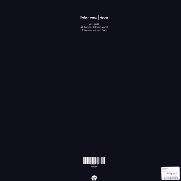 Never by Tiefschwarz - 12", UK. 2002. Electronic/House, Deep House Near Mint (NM or M-) Near Mint (NM or M-) - vinyl For Sale in Nottingham. - 2