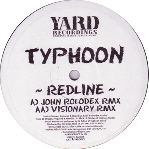 Redline by Typhoon (5) - 12", Canada. 2004. Electronic/Drum n Bass Near Mint (NM or M-) Generic vinyl Nottingham.