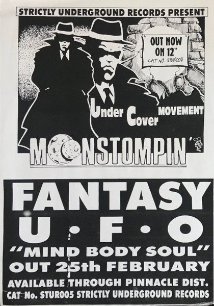 Moonstompin' by Under Cover Movement* - 12", UK. 1991. Electronic/Breakbeat, Hardcore Very Good Plus (VG+) Very Good (VG) - vinyl For Sale in Nottingham. - 3