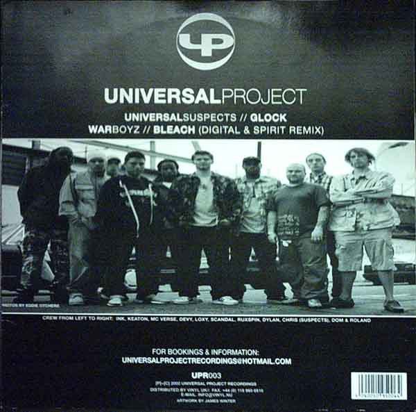 Warboyz Approach EP by Universal Project - 2x12", EP, UK. 2002. Electronic/Drum n Bass Very Good (VG) Good Plus (G+) - vinyl For Sale in Nottingham. - 2