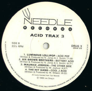 Acid Trax Volume 3 by Various - 2xLP, Comp, UK. 1988. Electronic/Acid House Very Good (VG) Very Good Plus (VG+) - vinyl For Sale in Nottingham. - 3